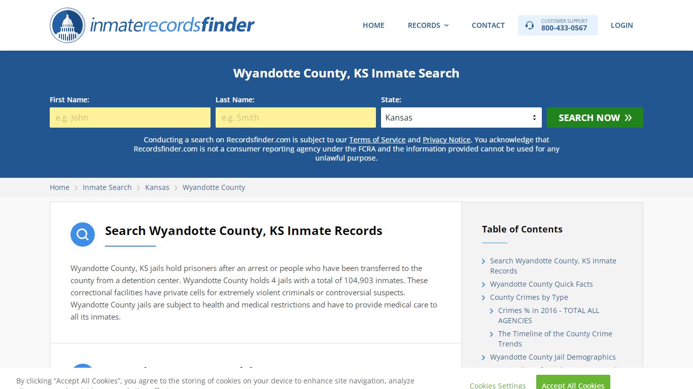 Wyandotte County, KS Inmate Lookup & Jail Records Online